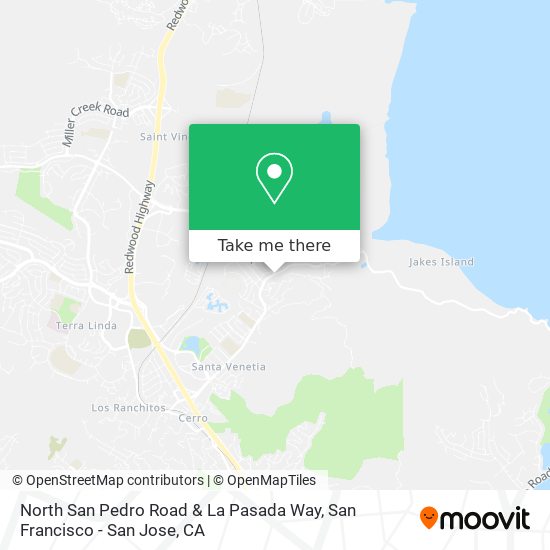 North San Pedro Road & La Pasada Way map