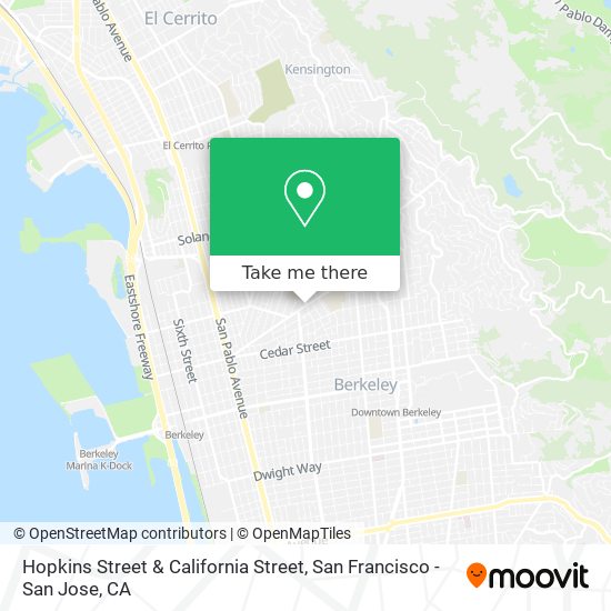 Mapa de Hopkins Street & California Street