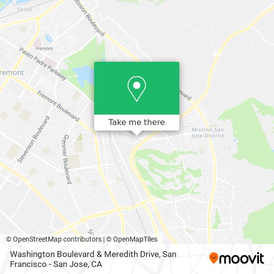 Mapa de Washington Boulevard & Meredith Drive