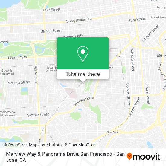 Marview Way & Panorama Drive map