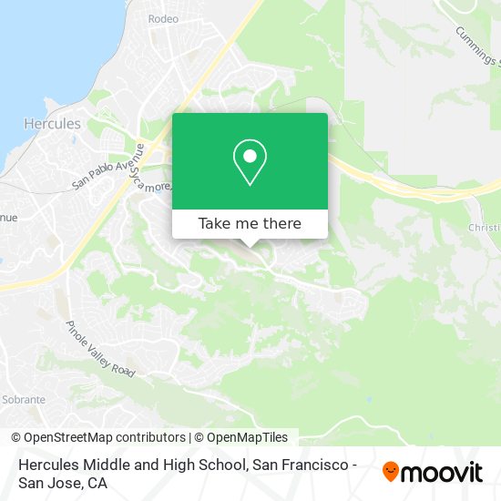 Mapa de Hercules Middle and High School