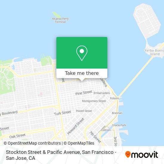 Mapa de Stockton Street & Pacific Avenue