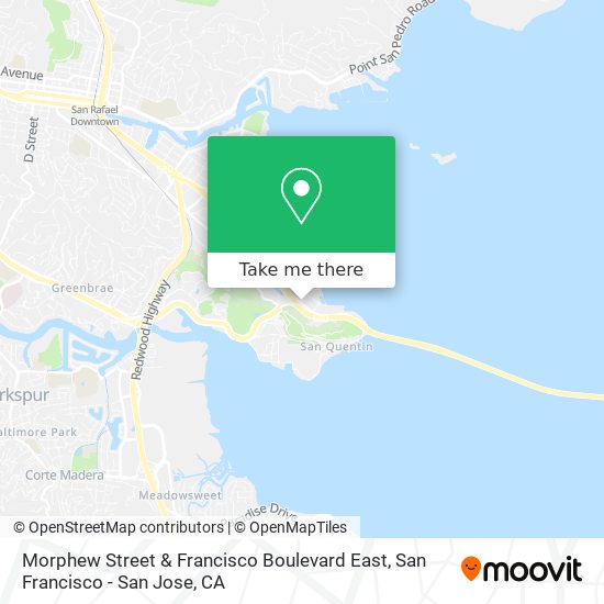 Mapa de Morphew Street & Francisco Boulevard East