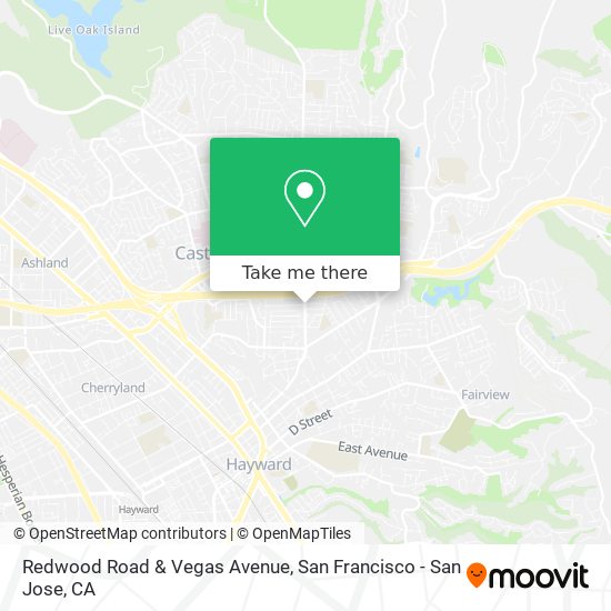 Redwood Road & Vegas Avenue map