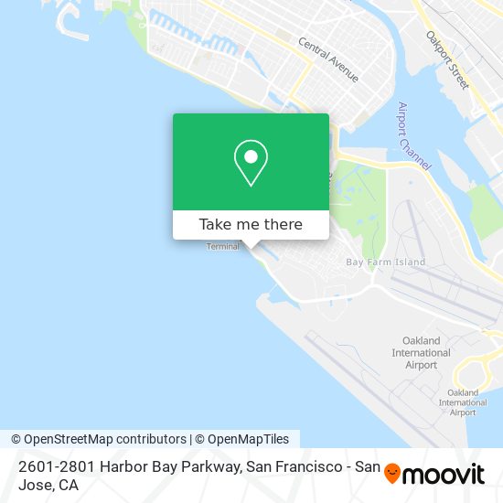 2601-2801 Harbor Bay Parkway map