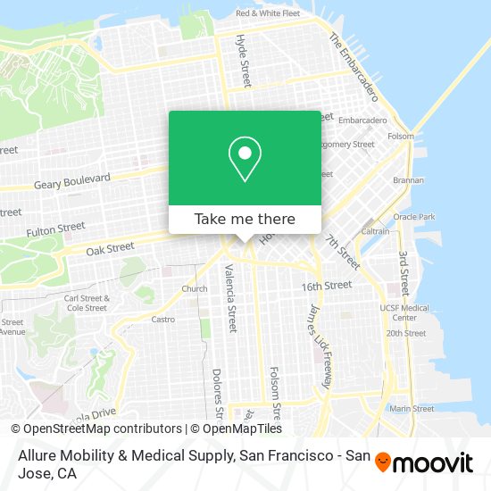 Allure Mobility & Medical Supply map