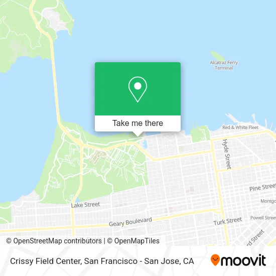 Crissy Field Center map
