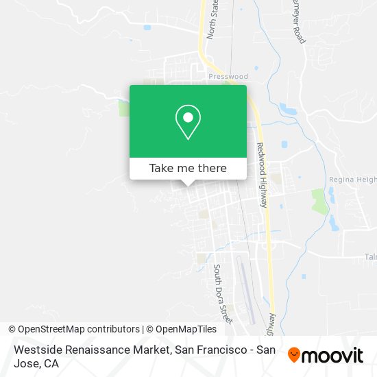 Westside Renaissance Market map