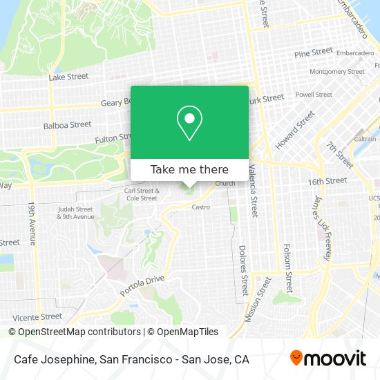 Mapa de Cafe Josephine