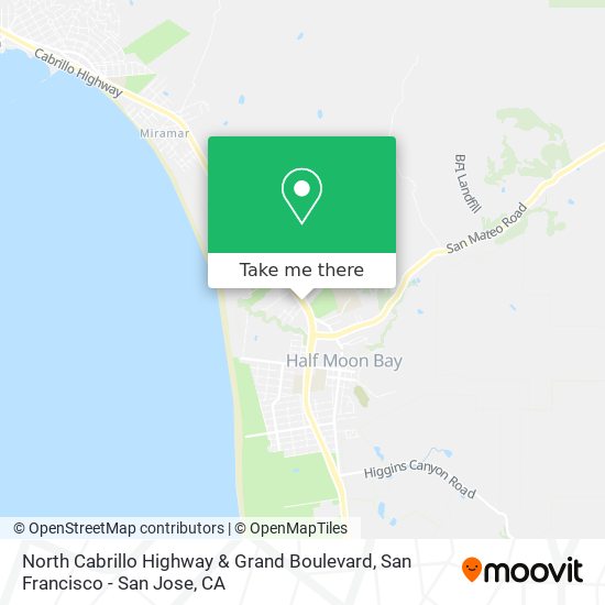 Mapa de North Cabrillo Highway & Grand Boulevard