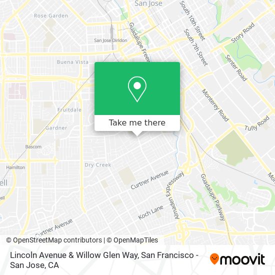Lincoln Avenue & Willow Glen Way map