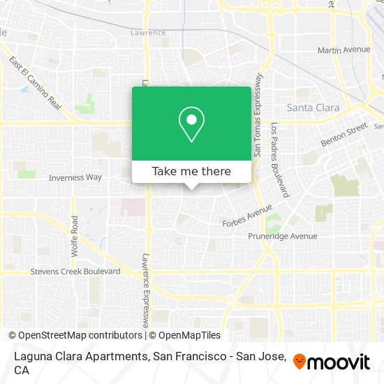 Laguna Clara Apartments map