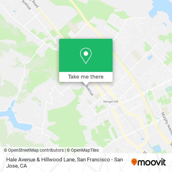 Hale Avenue & Hillwood Lane map