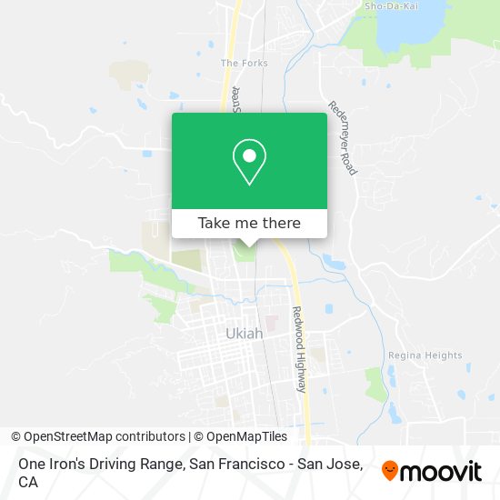 One Iron's Driving Range map