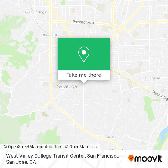 West Valley College Transit Center map