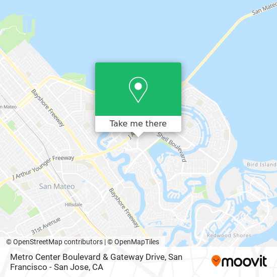 Metro Center Boulevard & Gateway Drive map