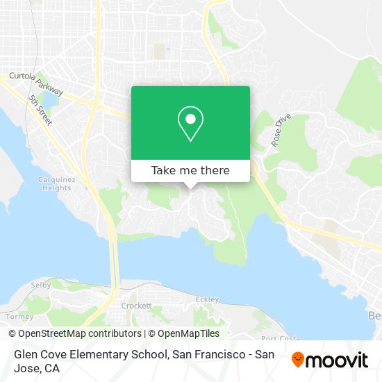 Glen Cove Elementary School map