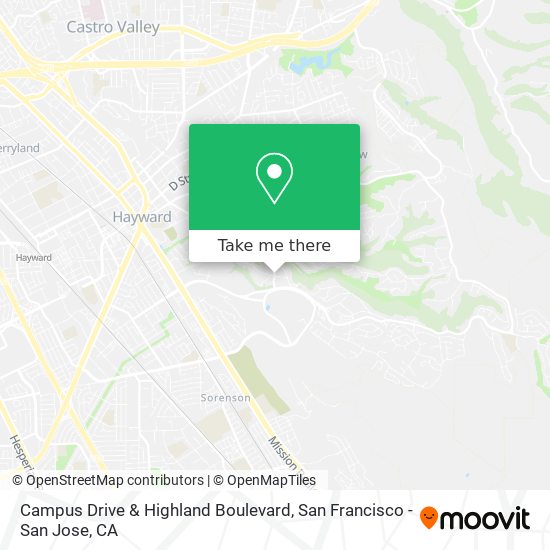 Mapa de Campus Drive & Highland Boulevard