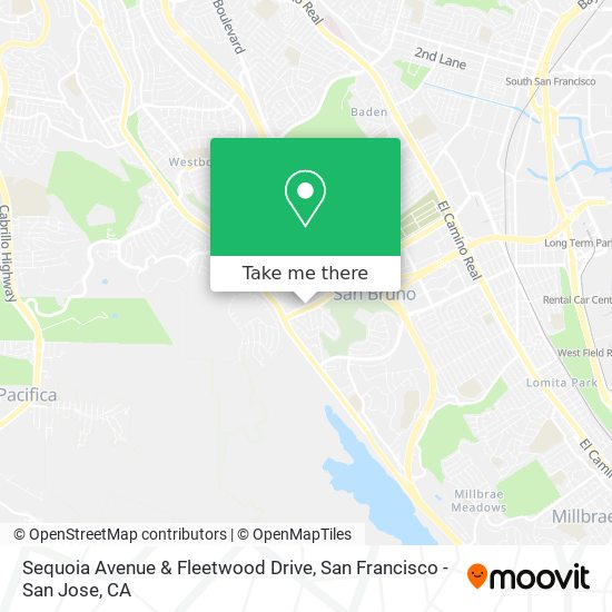 Sequoia Avenue & Fleetwood Drive map