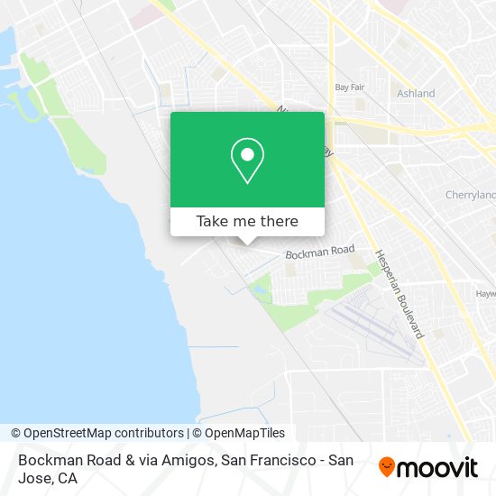 Bockman Road & via Amigos map