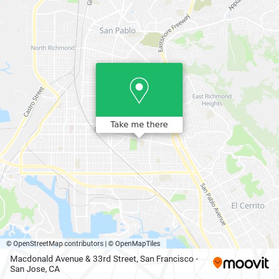 Mapa de Macdonald Avenue & 33rd Street