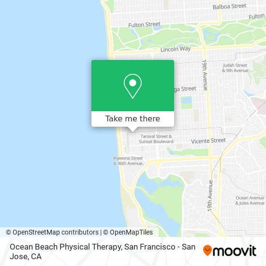 Mapa de Ocean Beach Physical Therapy