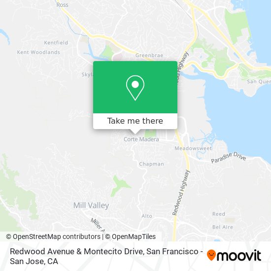 Mapa de Redwood Avenue & Montecito Drive