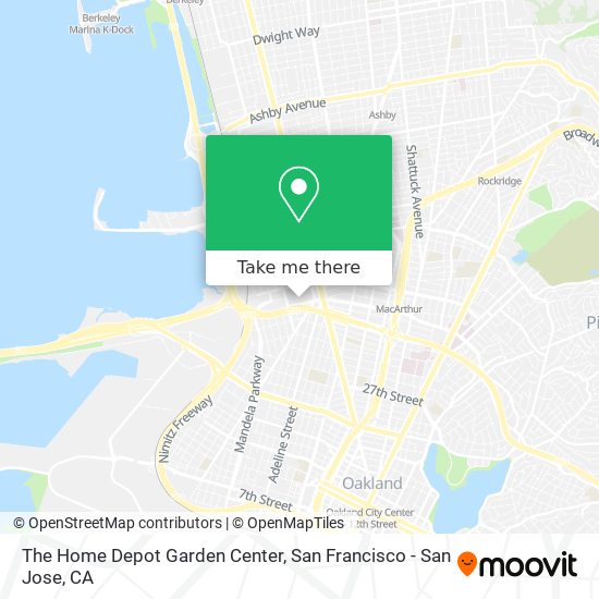 The Home Depot Garden Center map