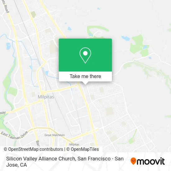Silicon Valley Alliance Church map