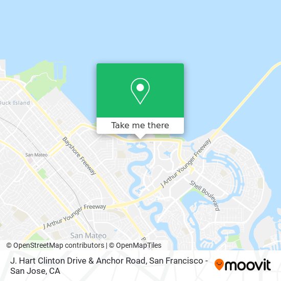 J. Hart Clinton Drive & Anchor Road map