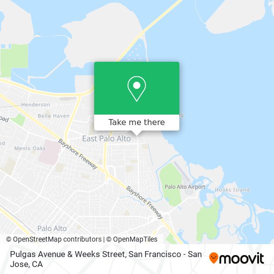 Mapa de Pulgas Avenue & Weeks Street