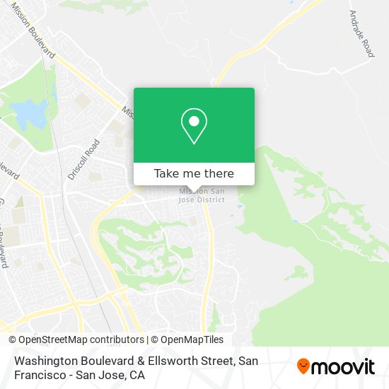 Washington Boulevard & Ellsworth Street map