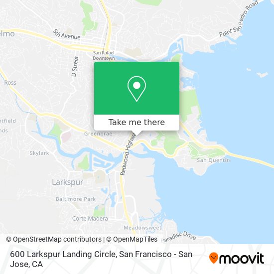 Mapa de 600 Larkspur Landing Circle