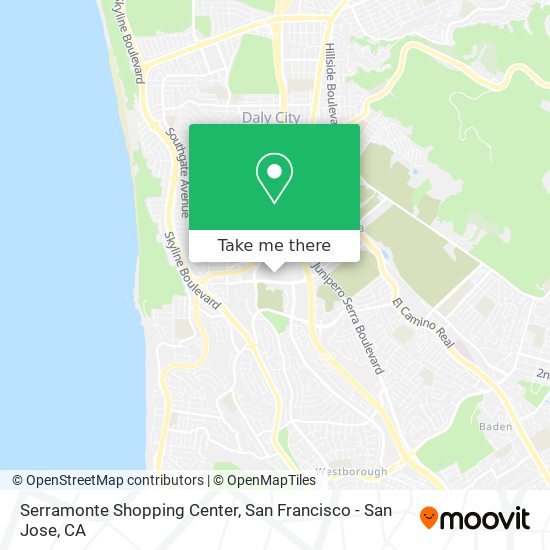 How to get to Serramonte Shopping Center in Daly City by bus, BART or ...