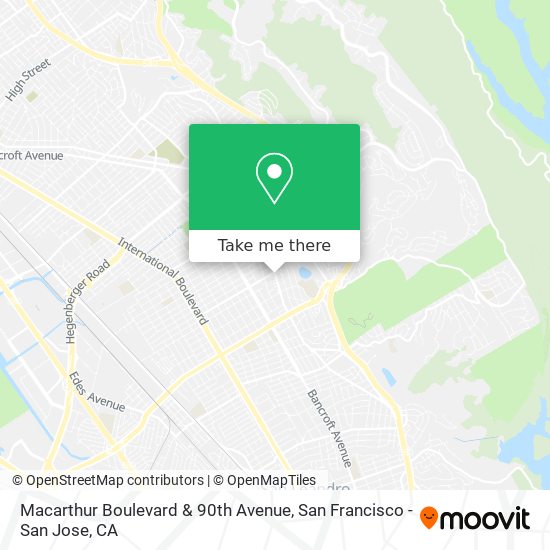 Mapa de Macarthur Boulevard & 90th Avenue