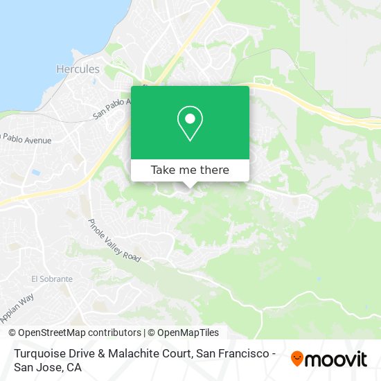 Mapa de Turquoise Drive & Malachite Court