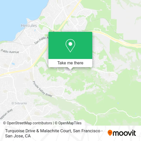 Mapa de Turquoise Drive & Malachite Court