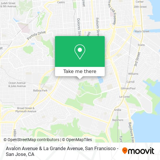 Mapa de Avalon Avenue & La Grande Avenue