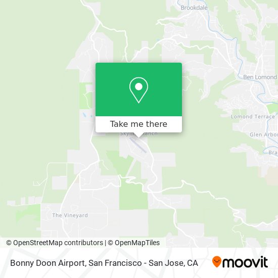 Mapa de Bonny Doon Airport