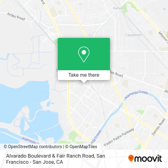 Mapa de Alvarado Boulevard & Fair Ranch Road