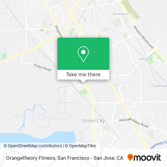 Orangetheory Fitness map