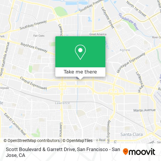 Scott Boulevard & Garrett Drive map