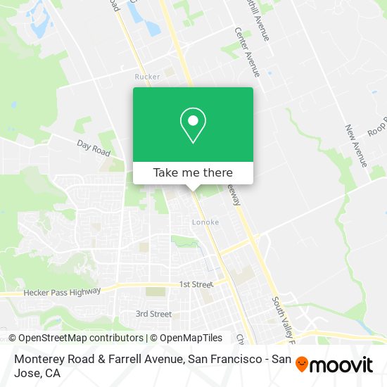 Mapa de Monterey Road & Farrell Avenue