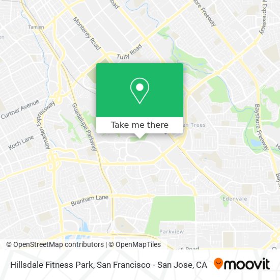 Hillsdale Fitness Park map