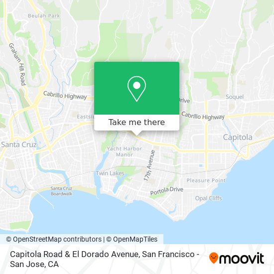 Mapa de Capitola Road & El Dorado Avenue