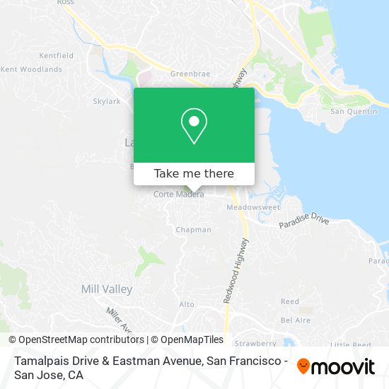 Mapa de Tamalpais Drive & Eastman Avenue