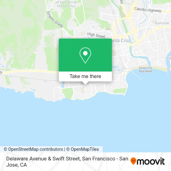 Delaware Avenue & Swift Street map