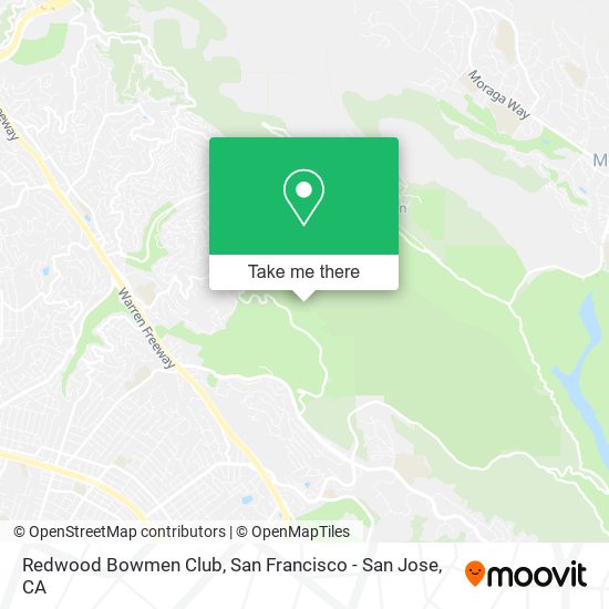 Redwood Bowmen Club map