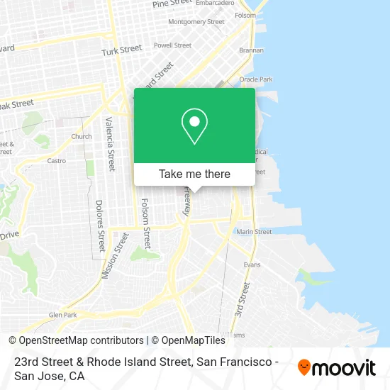 Mapa de 23rd Street & Rhode Island Street