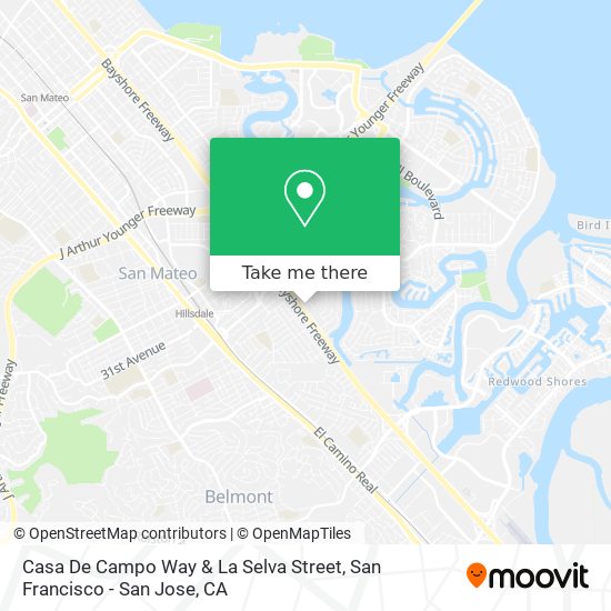 Casa De Campo Way & La Selva Street map